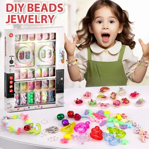 Leemook Gros Mode DIY Perles Kit Fabrication de Bijoux Jouets DIY Perle Ensemble Collier Pour Les Filles