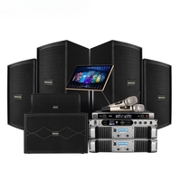 Ensemble d'enceintes amplifiées audio KYYSLB pour karaoké à domicile, équipement sonore professionnel pour salle de spectacle complète, enceintes pour karaoké à domicile