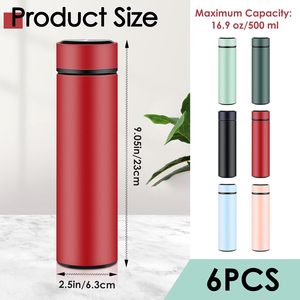 Personalized <b>Thermos</b> Flask Vacuum Insulated Smart Water Bottle Temperature Display Coffee <b>Tea</b> Infuser Travel Water Bottle - Product Image 5
