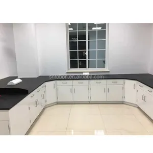 物理科学生物学研究のためのアメリカの標準化学ワークベンチ耐久性のある学校の実験室用家具