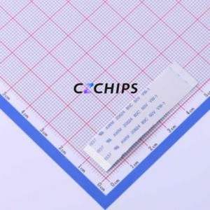 0.5*24*50*A33/55 FFC Cable (Flexible Flat Cable) P=0.5mm Connector 24P 0.5mm Non-Inverting 5cm - Product Image 1