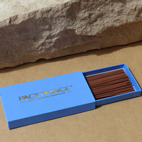 Boîte d'allumettes en carton rigide de luxe imprimée à la main boîtes d'encens à tiroir coulissant Cajas De Incienso boîte d'allumettes emballage