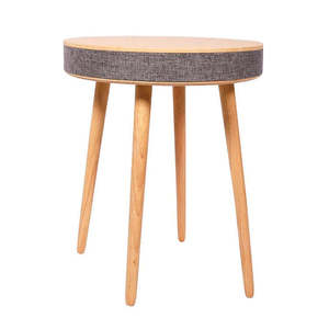 Smart WIFI Table Basse Audio Voix Mobile Téléphone APP Creative Table <span class=keywords><strong>Ronde</strong></span> Salon Sans Fil Charge Table Basse Haut-Parleur - Product Image 3