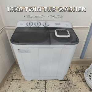 Lave-<span class=keywords><strong>linge</strong></span> séchant électrique à double cuve White Hotels, automatique, en plastique, pour les ménages, avec interface en anglais - Product Image 5