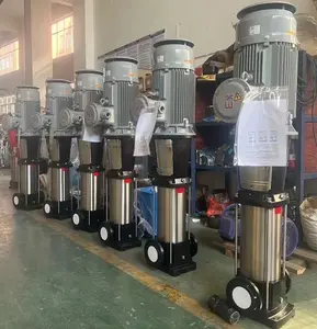 Bomba eléctrica de acero inoxidable completamente automática directa de fábrica Bomba de Agua Limpia multietapa vertical de 3KW de alta presión ODM