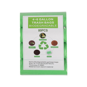 Sac poubelle portable biodégradable en PET, épaissi, grande taille, pour nettoyage et collecte des déjections, en plastique - Product Image 6