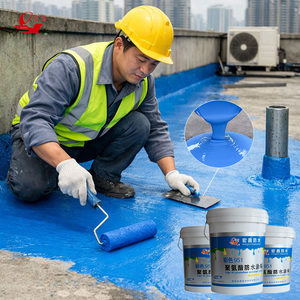 Revêtement imperméabilisant liquide écologique en PU, revêtement en polyuréthane à base d'eau pour la réparation des murs et des toitures d'entrepôts - Product Image 3