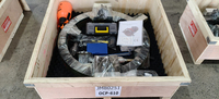 Machine de découpe et de chanfreinage de tuyaux OCP-168 à cadre divisé et montage OD, 2"-6", pour découpe à froid sur site
