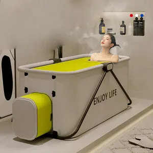 工厂供应免费安装便携式人工设计婴儿折叠浴缸