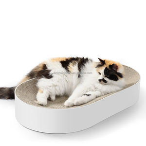 Reversível Papelão <span class=keywords><strong>Cat</strong></span> Coçar Pad Onda Forma <span class=keywords><strong>Cat</strong></span> Scratch Post - Product Image 5