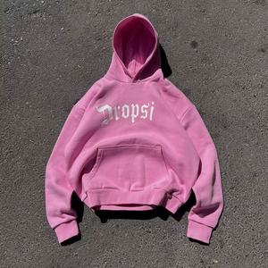 Sudadera Corta con Capucha para Hombre, Tejido Waffle 100% Algodón de 430 g/m², Transpirable, Forro de Punto, con Logotipo Personalizado, Impresión Serigráfica - Product Image 1