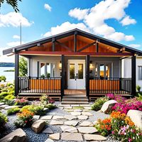 Rumah Kontainer Prefabrikasi yang Dapat Diperluas, Villa Modular Modern, Rumah Kontainer Lipat Prefabrikasi untuk Villa, Kantor, Perkemahan, Asrama