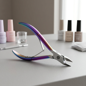 Pince à cuticules professionnelle pour salon, outil de manucure à bord tranchant, en acier inoxydable, à mâchoires larges pour la coupe des ongles - Product Image 6