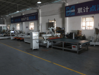 Ligne de production de machines d'imbrication cnc ligne de routeur cnc