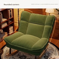 Fauteuil à bascule et canapé paresseux – Idéal pour la sieste et la détente, mobilier de maison pour salon, fauteuil inclinable monoplace avec dossier réglable