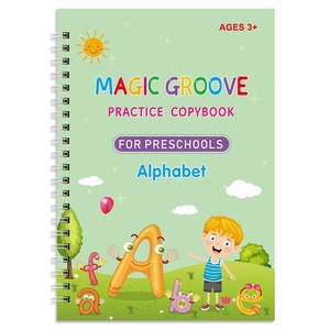 Cahier de Pratique Magique : Feuilles de Traçage à Points pour l'Alphabet et les Chiffres, Entraînement à la Calligraphie et au <span class=keywords><strong>Dessin</strong></span>, Éducation Précoce - Product Image 5