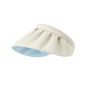 หมวกกันแดดแบบสองด้านสำหรับผู้หญิง ป้องกันรังสียูวี ระบายอากาศได้ดี ใช้ได้ที่ชายหาด ป้องกันใบหน้าในฤดูร้อน - Product Image 5