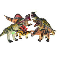 Hot Sale PVC Dinosaurier Spielzeug Set Tyranno saurus Rex Simulation 3D Lernspiel zeug Tier Dinosaurier Puppe Kinder Geschenk