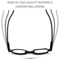 Lunettes de lecture unisexe vintage 2024 à monture géométrique asymétrique, anti-lumière bleue, pour femmes et hommes