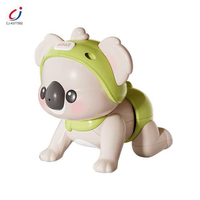 Chengji Crawling Doll Infant Crawling Learning Funny Mini Electric Activity Sound Learning Tummy Time Funny Baby Dolls Crawling