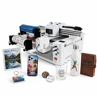 Printer Inkjet UV 6090 Harga Terjangkau 60*90cm Warna Cerah Cetak Langsung untuk Botol Kaca Papan Kayu Kartu PVC