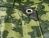 Bâche imperméable en PE, bâche imperméable robuste, bâche camouflage