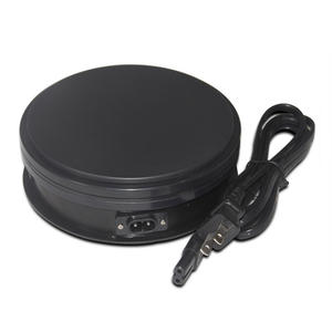 Tocadiscos-BKL 15cm eléctrico 360 grados foto giratoria tocadiscos joyería soporte <span class=keywords><strong>de</strong></span> exhibición Base giratoria para escaparate y fotografía - Product Image 5
