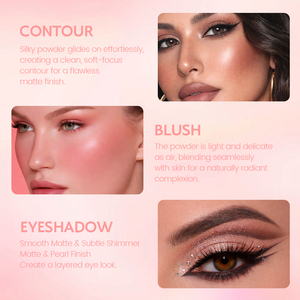 Palette de maquillage Julystar, livre tout-en-un, fard à paupières, blush, illuminateur et contour, le cadeau parfait pour les femmes <span class=keywords><strong>sur</strong></span> mesure - Product Image 3