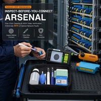 Kit d'inspection et de nettoyage des extrémités de fibres optiques MPO MTP multi-cœurs OEM personnalisé pour câbles ruban et câbles troncaux