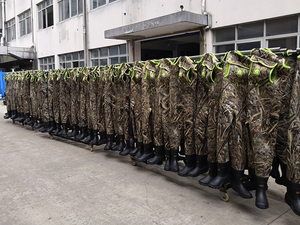 <span class=keywords><strong>Cuissardes</strong></span> de pêche en nylon et PVC imperméables avec <span class=keywords><strong>bottes</strong></span> intégrées OEM/ODM - Product Image 6