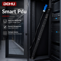 PDU intelligent 32A 250V 8000W avec affichage IP, 20 prises C13 + 4 prises C19 pour les baies de serveurs de centre de données IA