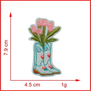 Patchs brodés thermocollants motif soleil pour chaussures western, vêtements, sacs et chapeaux - Vente en gros - Product Image 2