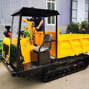 Распродажа, 0,8-тонный и 1-тонный мини-гусеничный Самосвал Yuchai, погрузчик с двигателем с сердечником и компонентами насоса, мини-самосвал для продажи - Product Image 6