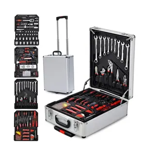 SC-L186 scatola di alluminio 186PCS set di strumenti professionale auto strumento auto kit di attrezzi set scatola