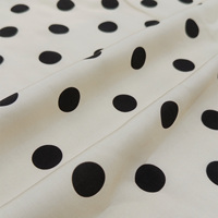 YY bas quantité minimale de commande conception personnalisée à pois lin Lyocell tissu impression numérique tissu pour la fabrication de robes et chemisier matériel