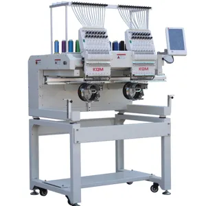 Промышленная вышивальная швейная машина с 2 головками компьютеризированная вышивальная машина с плоским колпачком вышивальная машина