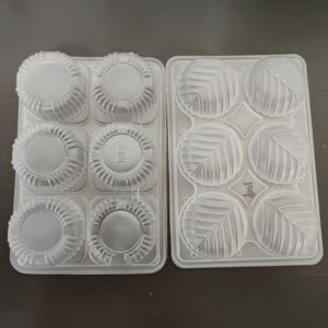 Ücretsiz örnek 6 delik plastik tek kullanımlık mochi donut tepsi macaron blister tepsi Mochi dondurma paketleme tepsisi - Product Image 6