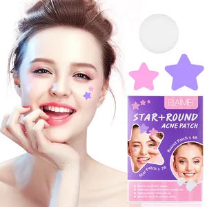 96 Patch Star Round Purple Skincare idrocolloide Aknepflaster adolescente brufolo Patch Cute Acne Heal brufolo Patch