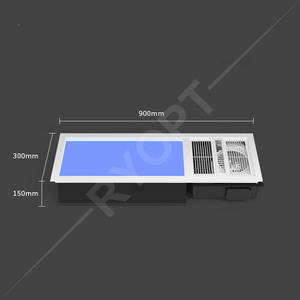 Lumière artificielle de plafond bleu ciel de Chine, lumière du <span class=keywords><strong>soleil</strong></span>, 110V 220V, lumière LED pour salle de bain avec ventilateur de chauffage d'air, ventilation - Product Image 5