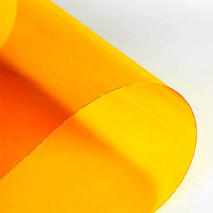 Feuille de PVC transparente colorée Xinji Plastics, 0,3 mm, format A4, pour sérigraphie, personnalisation possible. - Product Image 2