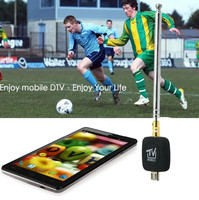 Vente en gros dvb-t t2 atsc isdb-t android stick Mini TV numérique portable pour téléphone et tablette