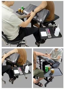 Silla de Tatuaje LZ Nueva, con Reposabrazos Ajustable, Base Resistente de Acero al Manganeso, Esponja de Cuero, Fácil de Usar, Modelo para Estudio de Tatuajes - Product Image 4