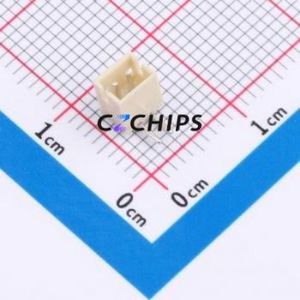 HCZZ0002-2 Wire-to-Board Pin Header Bent Lead Through Hole,P=1.5mm Connector 1x2P 1.5mm Right Angle Insert ZH - Product Image 1