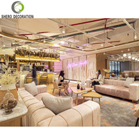 Banquette en marbre pour restaurant, banquette, banquette, chaise et table pour restaurant, café, café