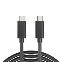Cable de Carga Rápida USB 2.0 Tipo-C a Tipo-C, Carcasa de ABS, Revestimiento de PVC, PD 40W, para Teléfono Móvil, Auriculares, Conductor de Cobre Puro, Computadora