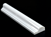 Plinthe décorative pour la maison, blanche, apprêtée, imperméable, facile à installer, en PS, haute densité