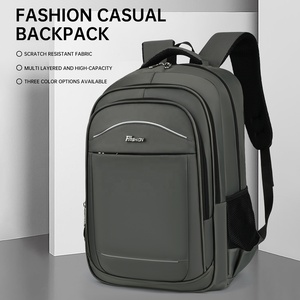 Mochila HAIBOWY Unisex para ordenador portátil de negocios, mochila impermeable para viajar a la universidad con cierre de cremallera USB para hombres y mujeres - Product Image 2
