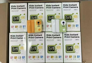 V19 Kids Instant <b>Print</b> <b>Camera</b> Thermal Inkless Photo <b>Camera</b> 1080P Video Kids <b>Camera</b> with 2.4 inch Screen for Boys and Girls - Product Image 5