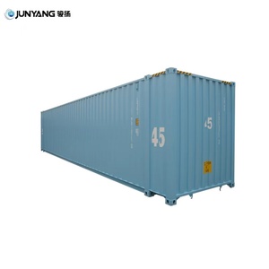 ราคาโรงงาน ตู้คอนเทนเนอร์ขนส่งสินค้าแห้ง Junyang ขนาด 45 ฟุต HC Corten Steel พร้อมใบรับรอง CSC ความจุ 86 คิว  พื้นไม้  ชานตง - Product Image 3