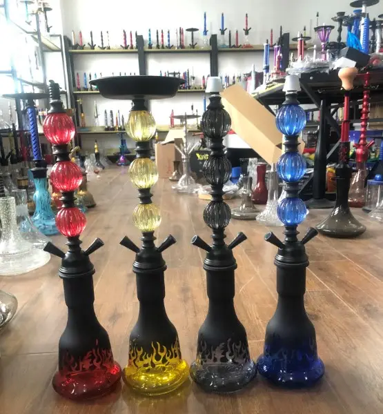 Gói Hookah 2 Ống Gió Ả Rập Quà Tặng Hookah Shisha Phong Cách Ai Cập Lớn Hookah Sisha